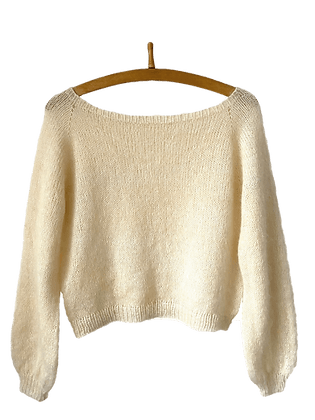 Nigrum Sweater fra Refined Knitwear, strikkeopskrift Strikkeopskrift Refined Knitwear 