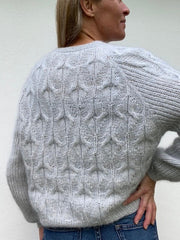 No 11 sweater fra VesterbyCrea, strikkekit i No 2 + silk mohair Strikkekit VesterbyCrea 