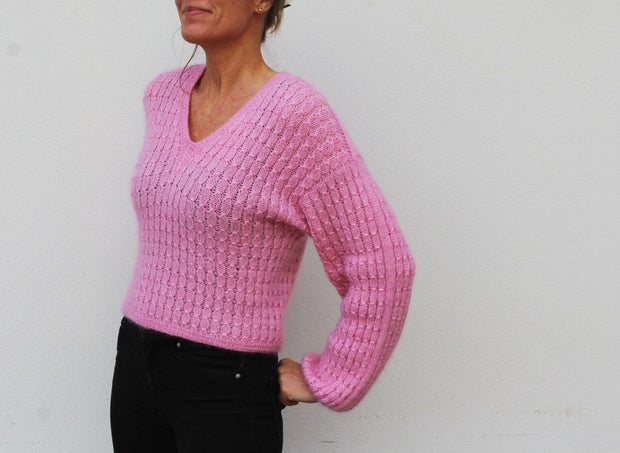 No 16 sweater fra VesterbyCrea, strikkeopskrift Strikkeopskrift VesterbyCrea 