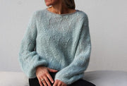 No 18 sweater af VesterbyCrea, Silk mohair strikkekit Strikkekit VesterbyCrea 