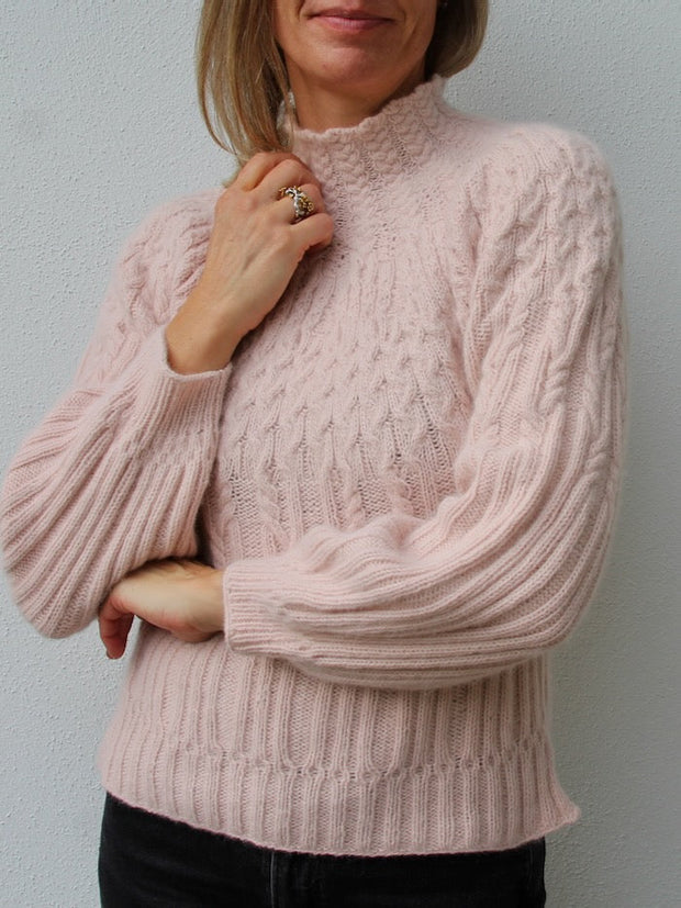 No 31 sweater fra VesterbyCrea, strikkeopskrift Strikkeopskrift VesterbyCrea 