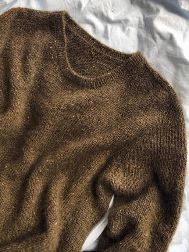 Strikkekit ─ Northland herre sweater fra PetiteKnit, Isager kit