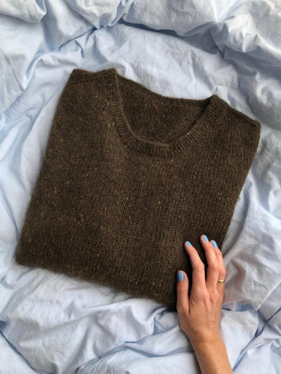 Northland herre sweater fra PetiteKnit, strikkeopskrift Strikkeopskrift PetiteKnit 