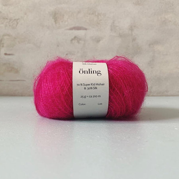 Önling No 10, Silk Mohair garn Garn Önling Pink (2371) 