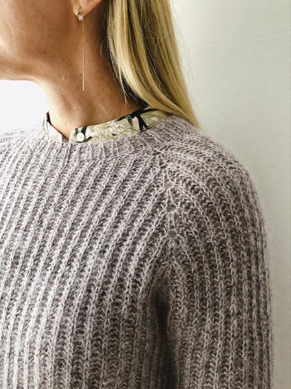 Petra Patentsweater fra Önling, No 12 + silk mohair strikkekit