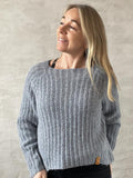 Ranunkel sweater af Hanne Søvsø, No 12 + Silk mohair Strikkekit Önling 