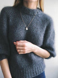 Saturday Night sweater fra Petite Knit I Silk Mohair, strikkekit