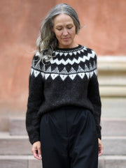 Selene sweater af Anne Ventzel, No 20 + Silk mohair kit Strikkekit Anne Ventzel 