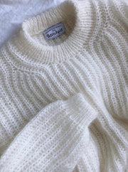 September sweater fra PetiteKnit, Silk mohair strikkekit