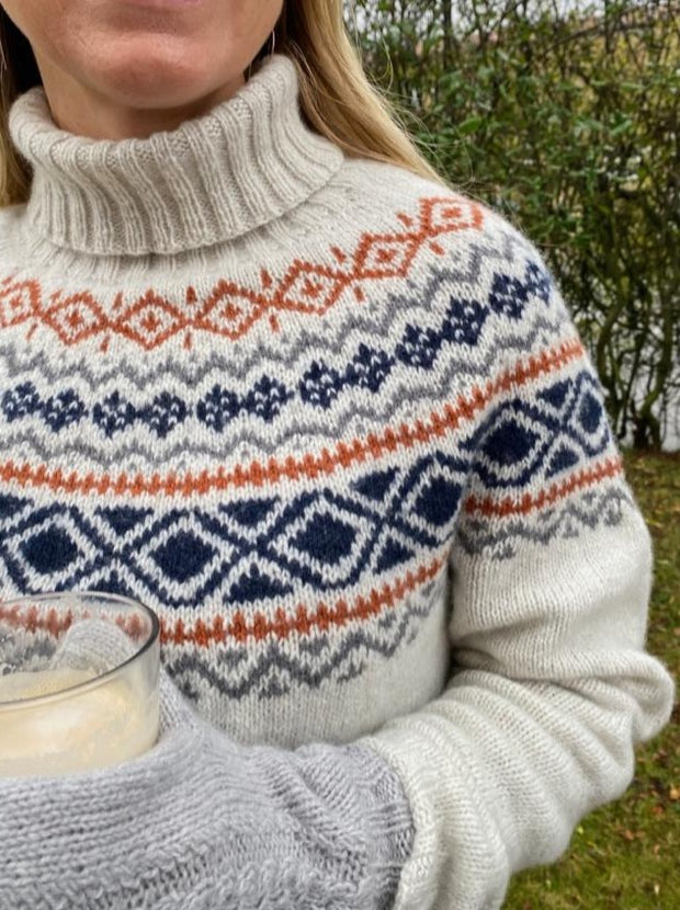 Sirid Færøsk Sweater, strikkekit Strikkekit Önling - Katrine Hannibal 