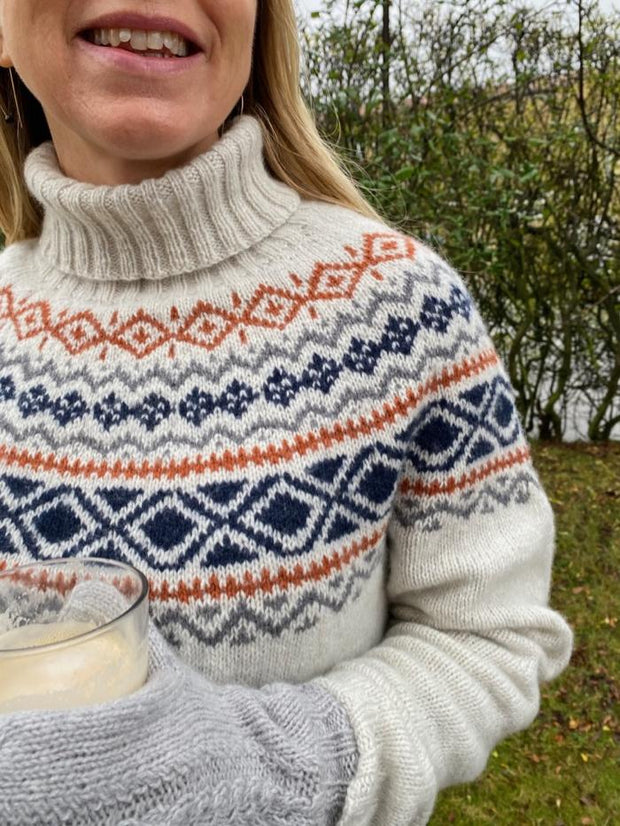 Sirid Færøsk Sweater, strikkeopskrift Strikkeopskrift Önling - Katrine Hannibal 