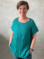 Stil bluse af Hanne Falkenberg, No 21 strikkekit