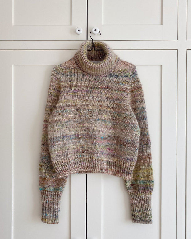 Terrazzo Sweater fra PetiteKnit, strikkekit i Önling No 1 + silk mohair Strikkekit PetiteKnit 