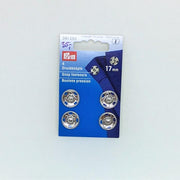 Metal snap fasteners from Prym, 17 mm.