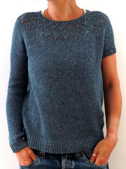 Yume sweater eller kortærmet af Isabell Kraemer, strikkeopskrift Strikkeopskrift Isabell Kraemer 