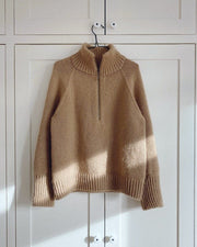 Zipper Sweater af PetiteKnit, No 1 + No 2 kit Strikkekit PetiteKnit 
