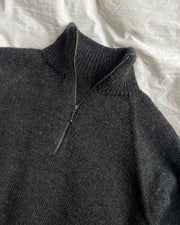 Zipper sweater light fra PetiteKnit, No 1 kit Strikkekit PetiteKnit 
