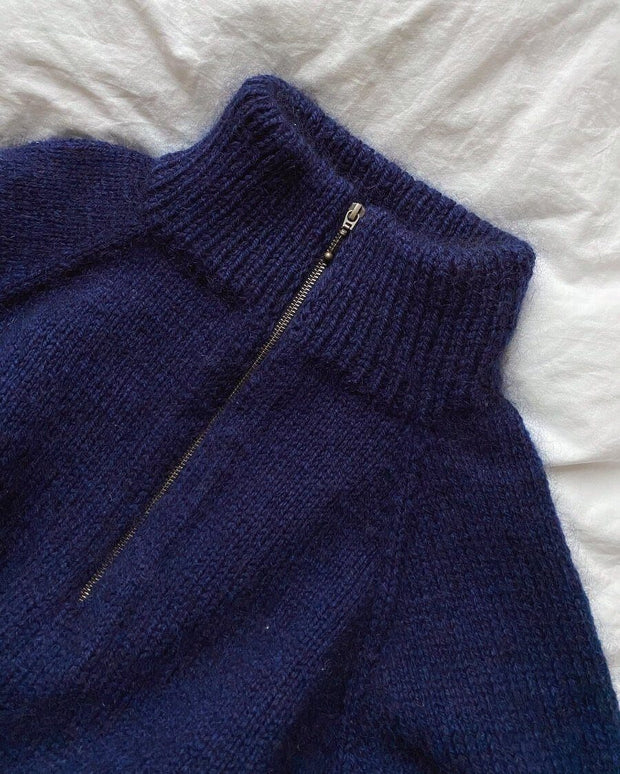 Zipper Sweater - Man - af PetiteKnit, No 1 + No 2 kit Strikkekit PetiteKnit 